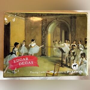 Piatnik Edgar Degas Playing Cards Vintage Ballerina Art